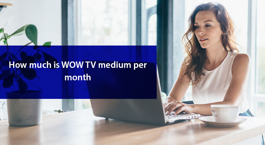 How much is WOW TV Medium Per Month?